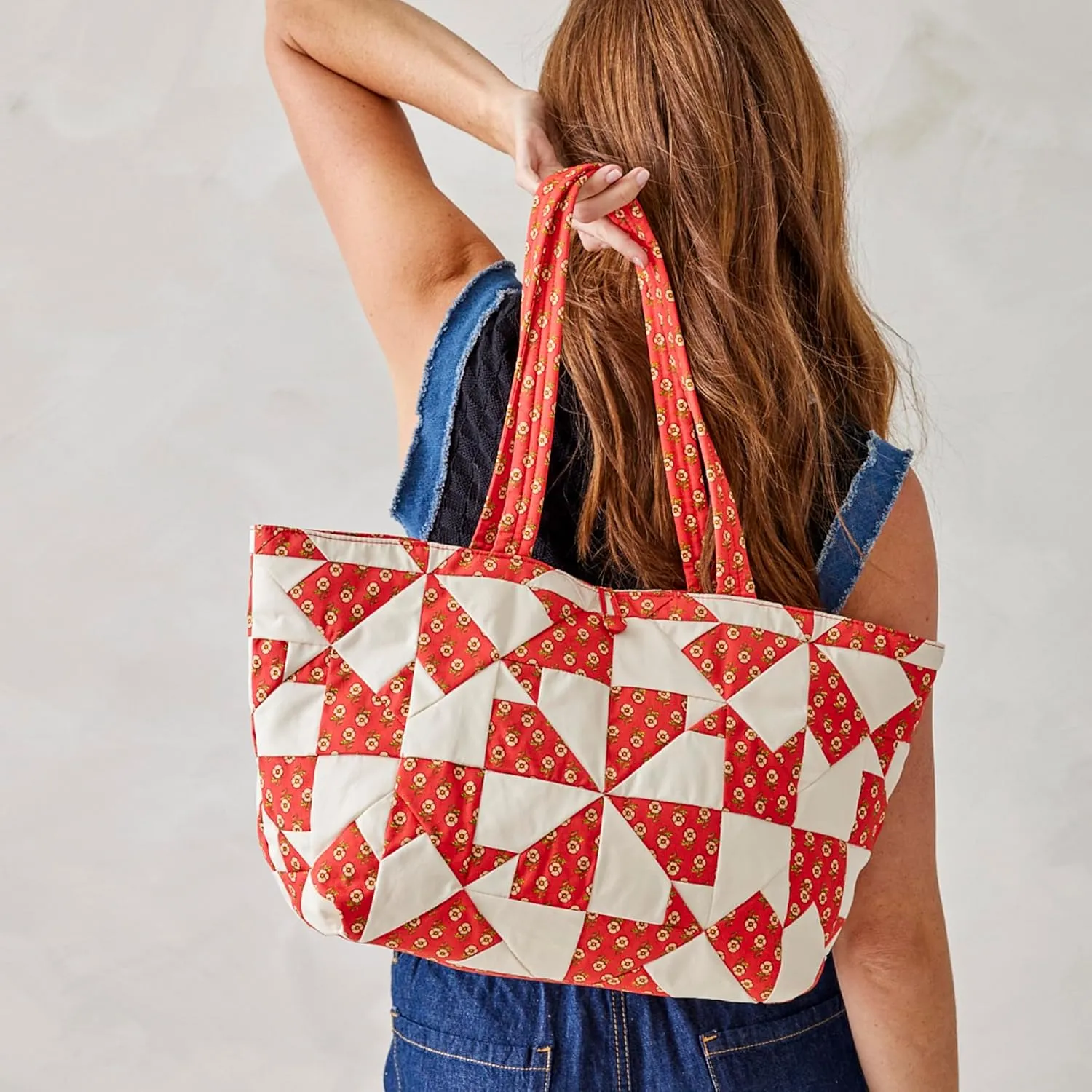 Vera Bradley Premium Cotton Small Hathaway Tote