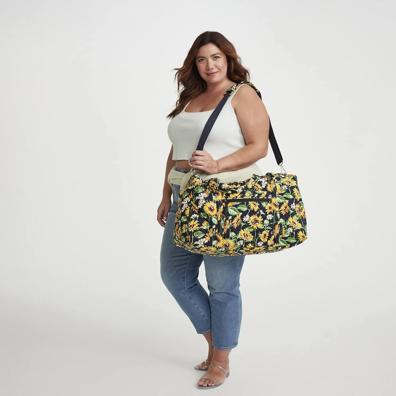 Vera Bradley Women's Cotton Large Travel Duffle Bag