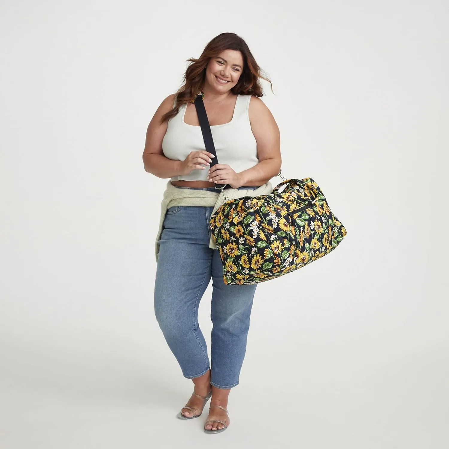 Vera Bradley Women's Cotton Large Travel Duffle Bag