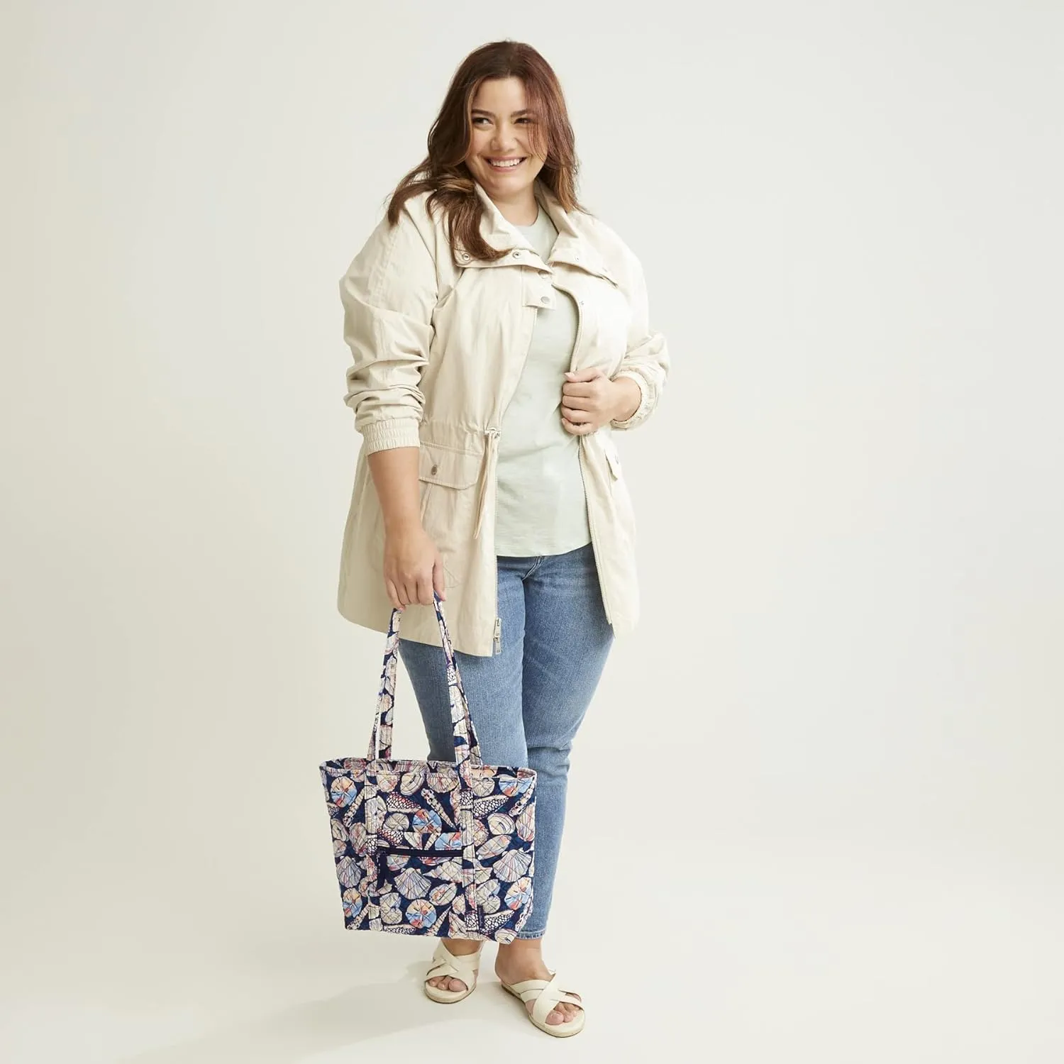Vera Bradley Women's Cotton Small Vera Tote Bag