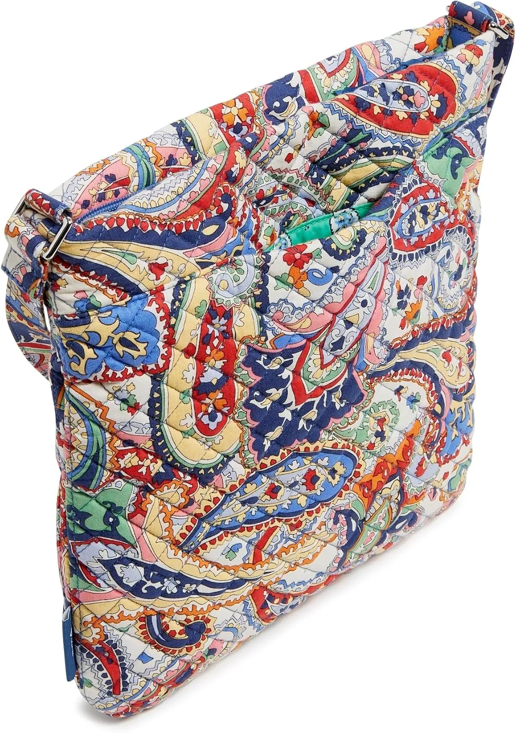 Vera Bradley Women's Cotton Triple Zip Hipster Crossbody Purse
