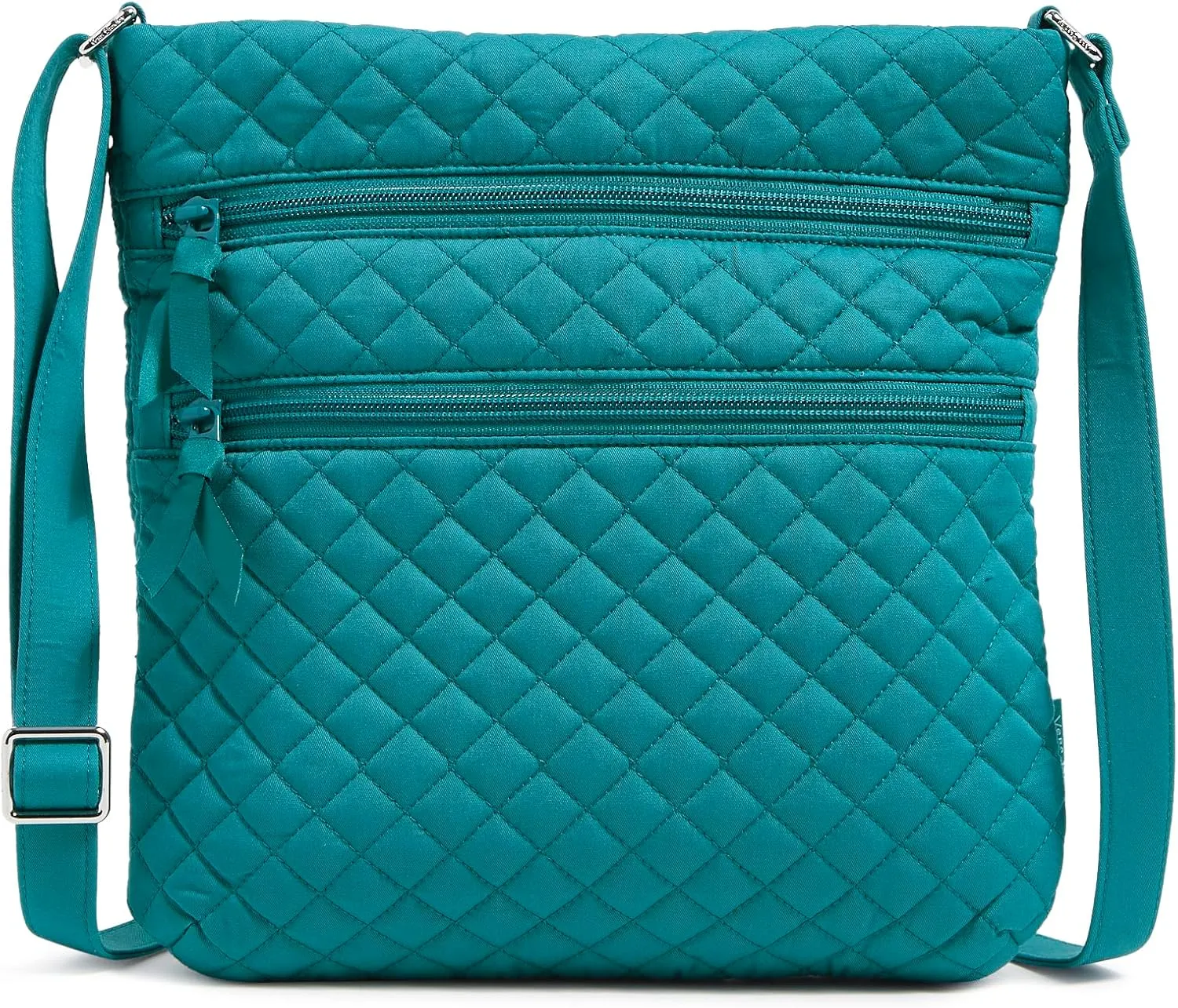 Vera Bradley Women's Cotton Triple Zip Hipster Crossbody Purse