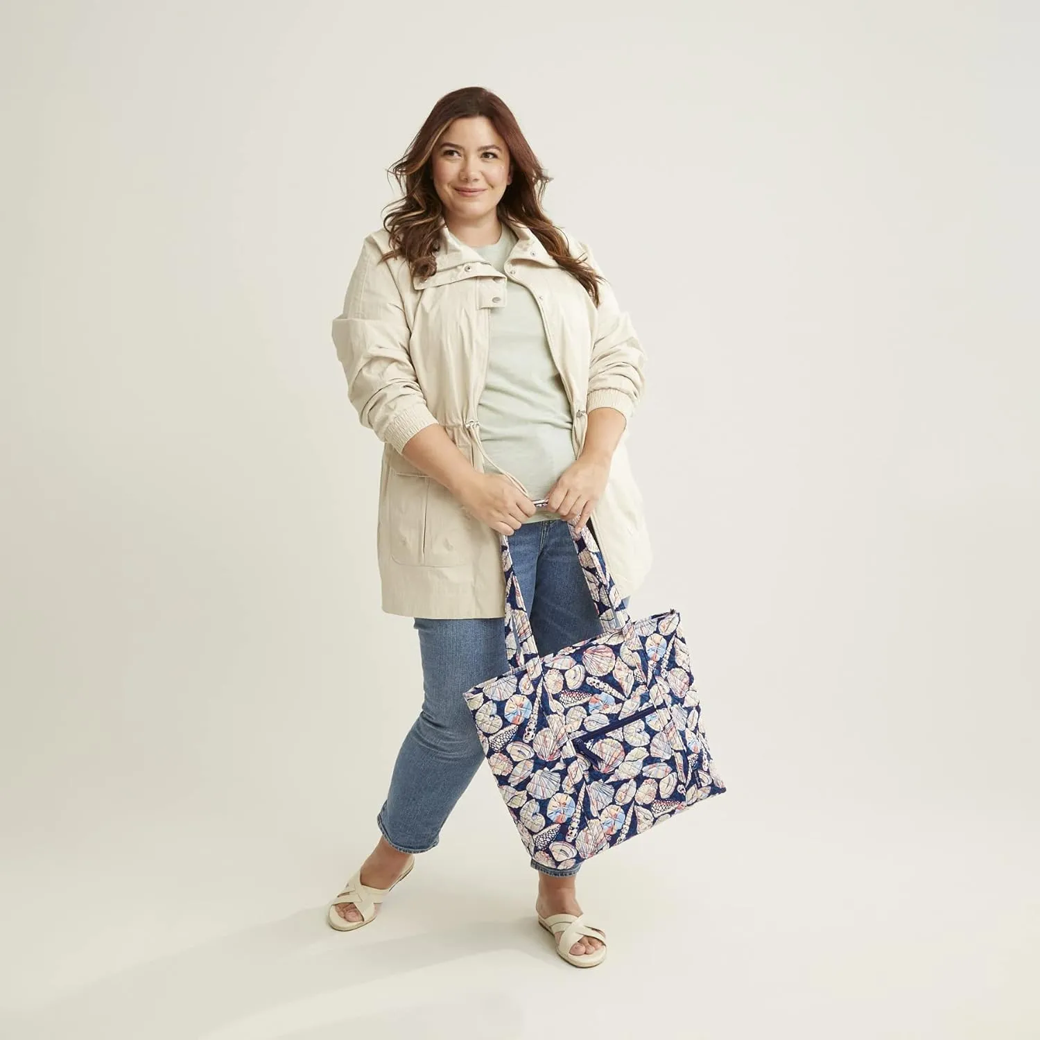 Vera Bradley Women's Cotton Vera Tote Bag