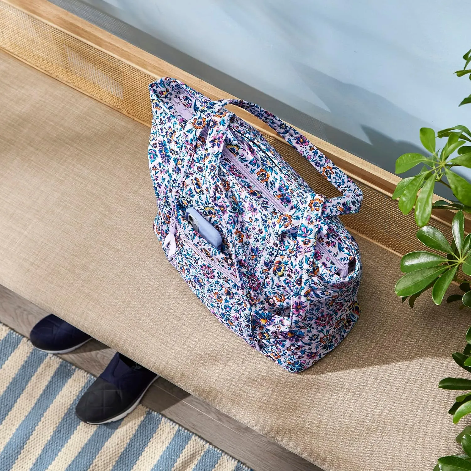 Vera Bradley Women's Cotton Vera Tote Bag