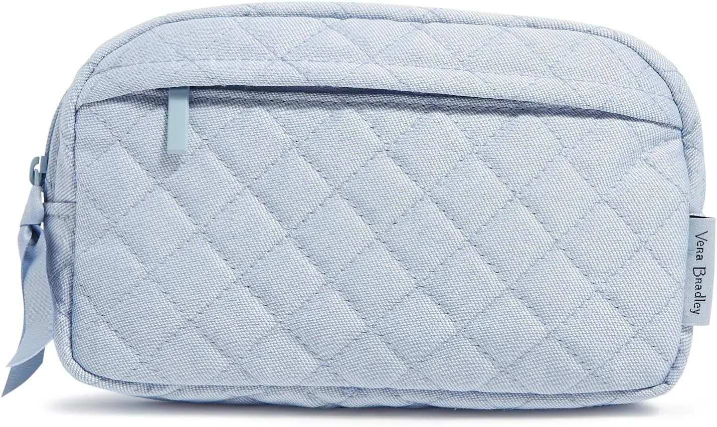 Vera Bradley Women's Denim Mini Belt Bag Sling Crossbody, Light Denim, One Size