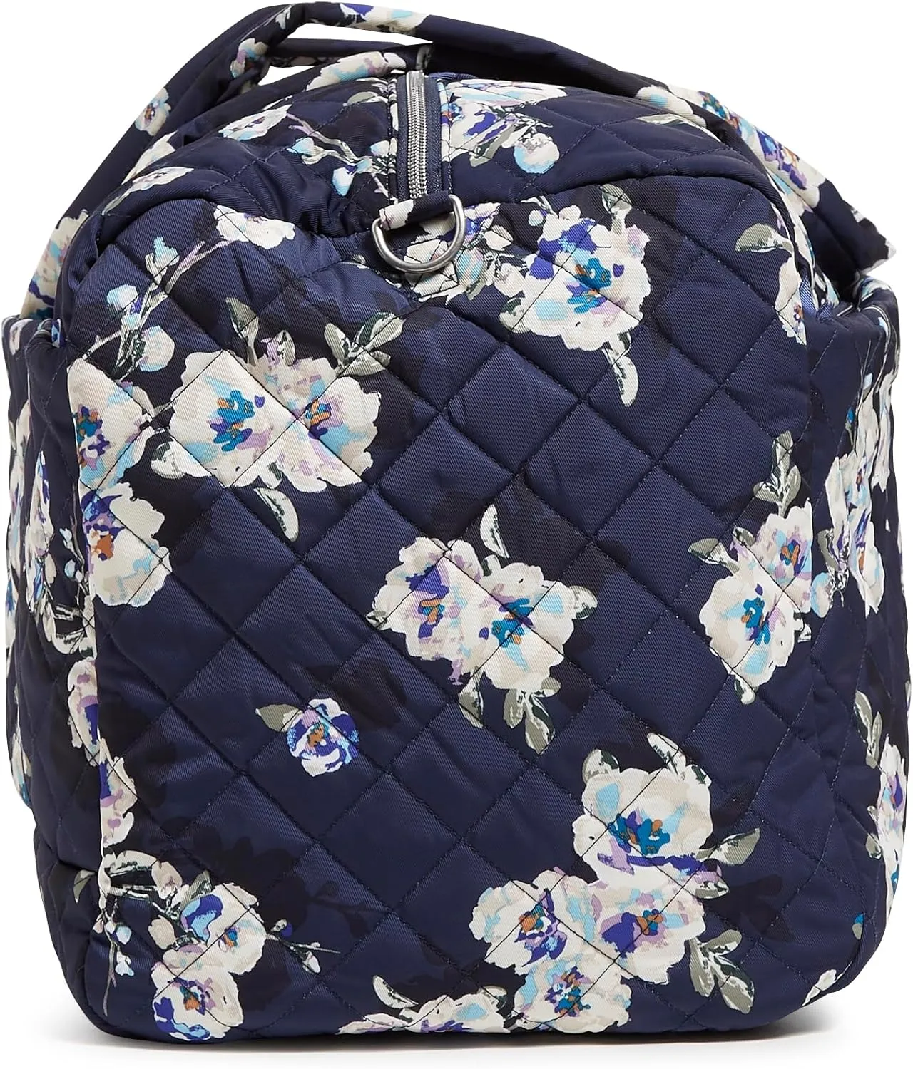 Vera Bradley Women's Performance Twill Large Travel Duffle Bag, Blooms and Branches Navy, One Size
