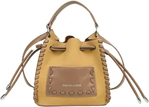 Vintage Bucket Purses for Women with Adjustable Strap Small Crossbody Shoulder Bags Handbag Phone Satchels
