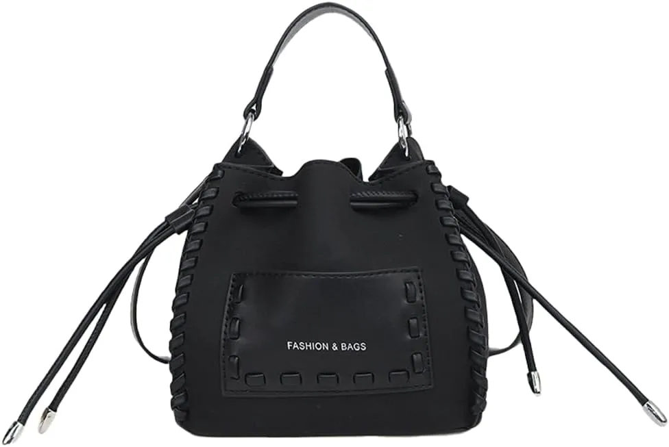Vintage Bucket Purses for Women with Adjustable Strap Small Crossbody Shoulder Bags Handbag Phone Satchels