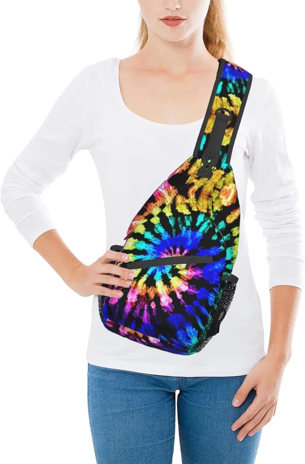 Vintage Elephant Sling Backpack Unisex Crossbody Chest Bag Shoulder Chest Bag For Women Men Hiking Travel