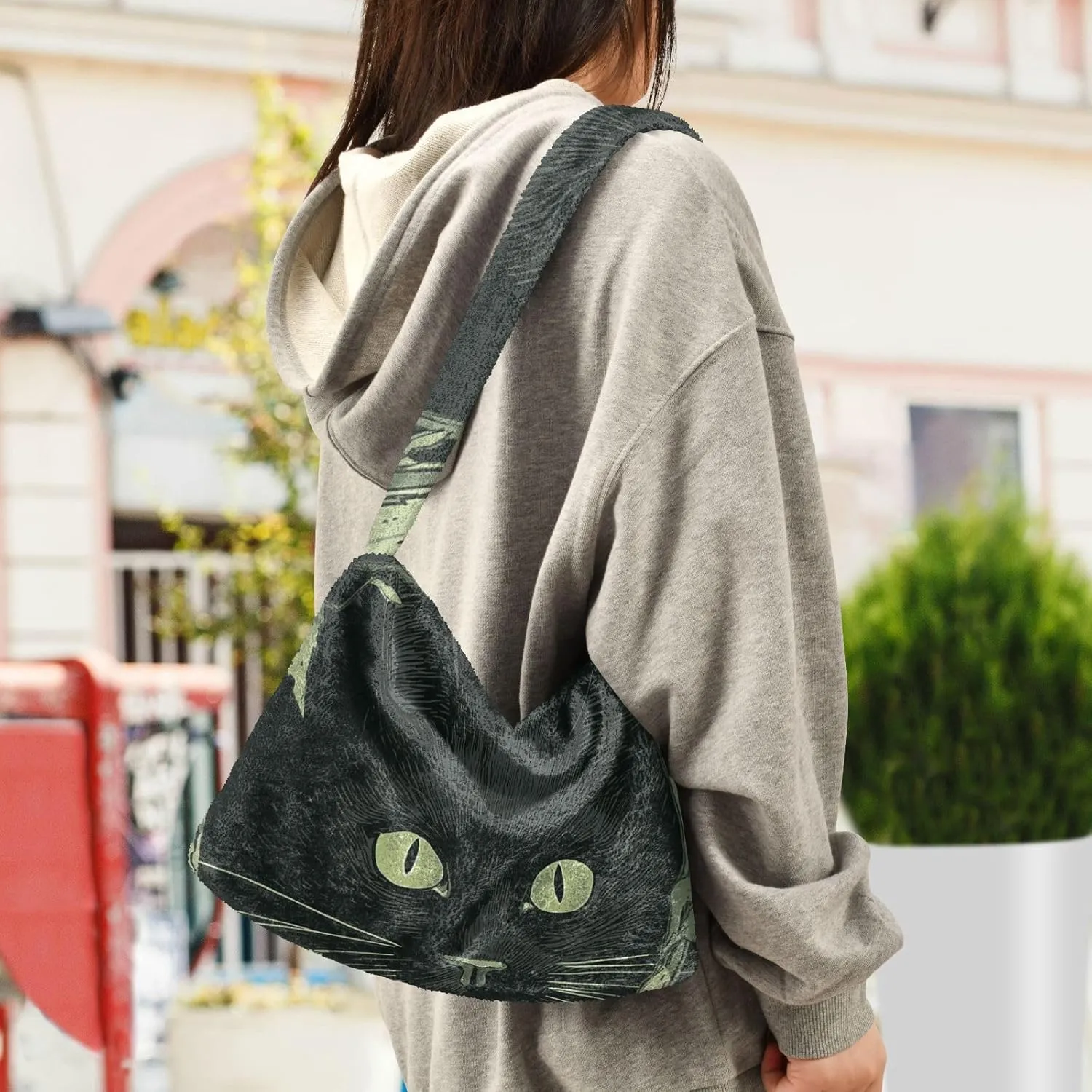 Vintage Plant Rose Dragonfly Wind Shoulder Tote Bag, Soft Shoulder Bag, Shoulder Handbag Women