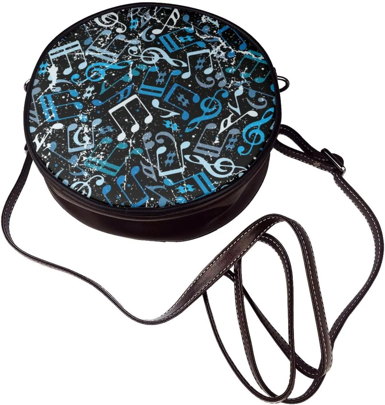 Vintage Shoulder Bag Crossbody Handbag, Small PU Leather Shoulder Bag, Circle Handbag for Women