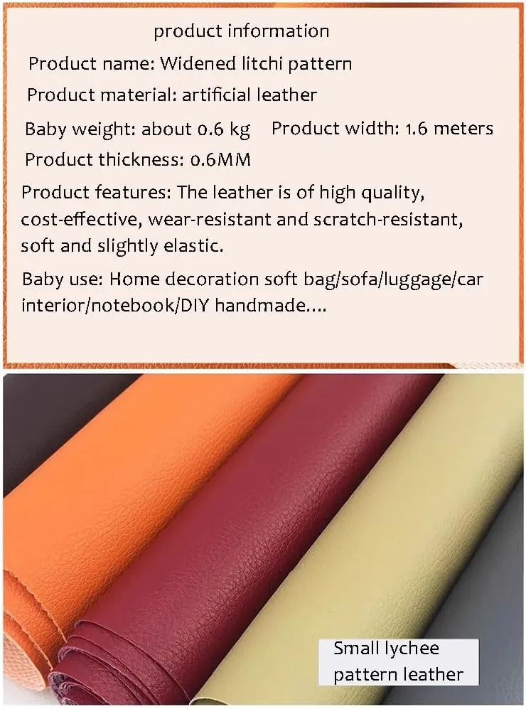Vinyl Fabric, Marine Faux Leather Upholstery, for Upholstery Crafts, DIY Sewings, Sofa, Handbag, Earrings, Hair Bows Decorations (63'' X 39.4'' Inch)(Lake Blue,1.6X3m)