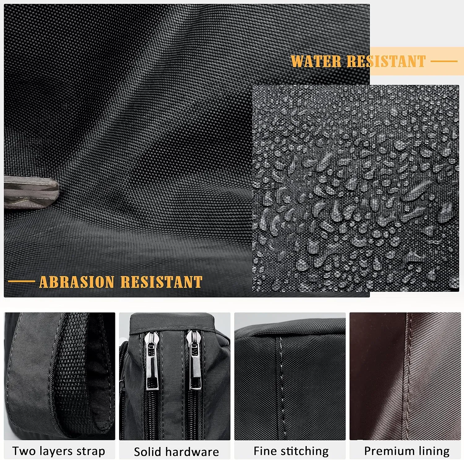 VOLGANIK ROCK RFID Purses for Women Fabric Nylon Multi Pocket Crossbody Bag Ladies Travel Handbag