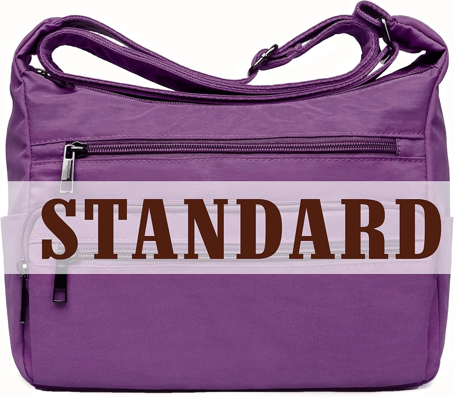 VOLGANIK ROCK RFID Purses for Women Fabric Nylon Multi Pocket Crossbody Bag Ladies Travel Handbag