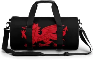 Wales Welsh Novelty Large Duffel Bag Lightweight Gym Bag Travel Tote Bags