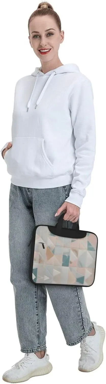 Water mills of marble texture pattern Fashionable and ultra-thin shoulder laptop bag Shockproof soft lining