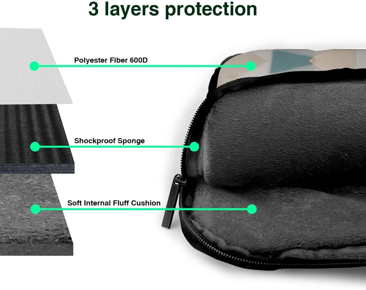 Water mills of marble texture pattern Fashionable and ultra-thin shoulder laptop bag Shockproof soft lining