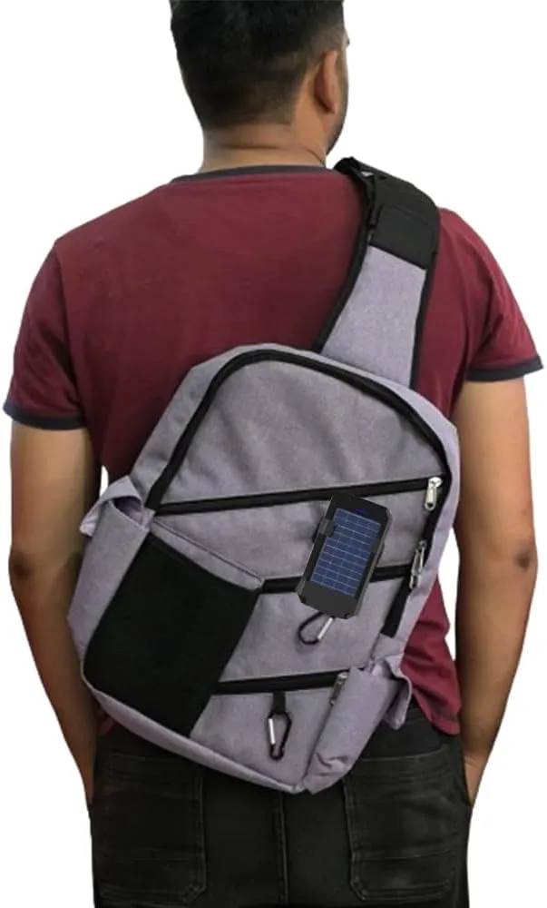 Water-Proof Daily Sling Bag, Crossbody Backpack, Shoulder Bag for Travel, Hiking, Cycling, Camping