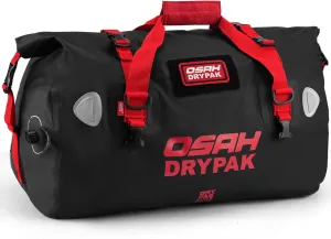Waterproof Duffel Bag - Motorcycle Dry Bag Tail Bag with Large Storage Space, Waterproof Luggage Duffle Bags with Outer Mesh Zipper Pocket for Camping, Kayaking, Fishing & Traveling