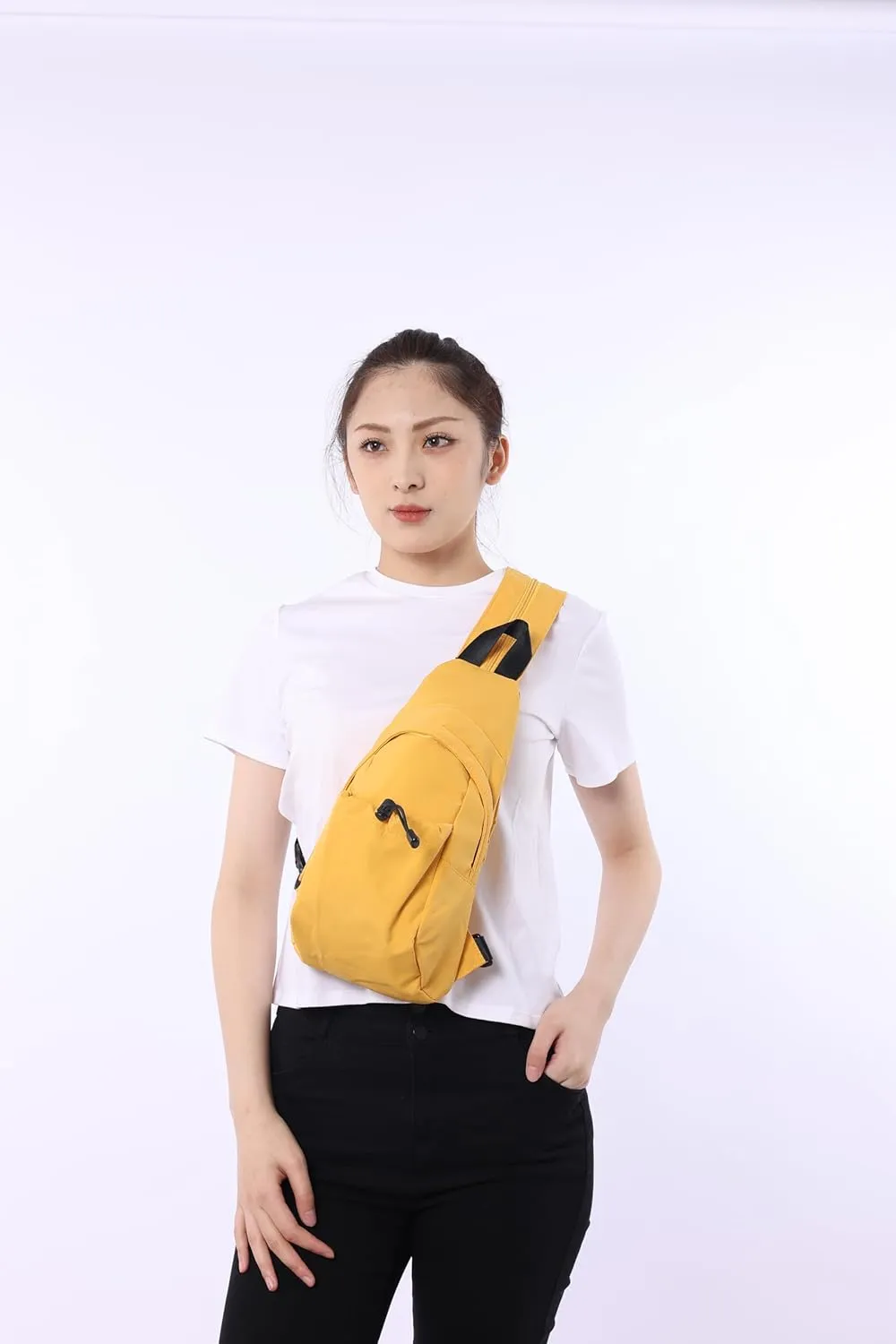 Waterproof Sling Backpack Crossbody Sling Bag for Women Men, Multipurpose Travel Hiking Adjustable Chest Bag Casual Daypack
