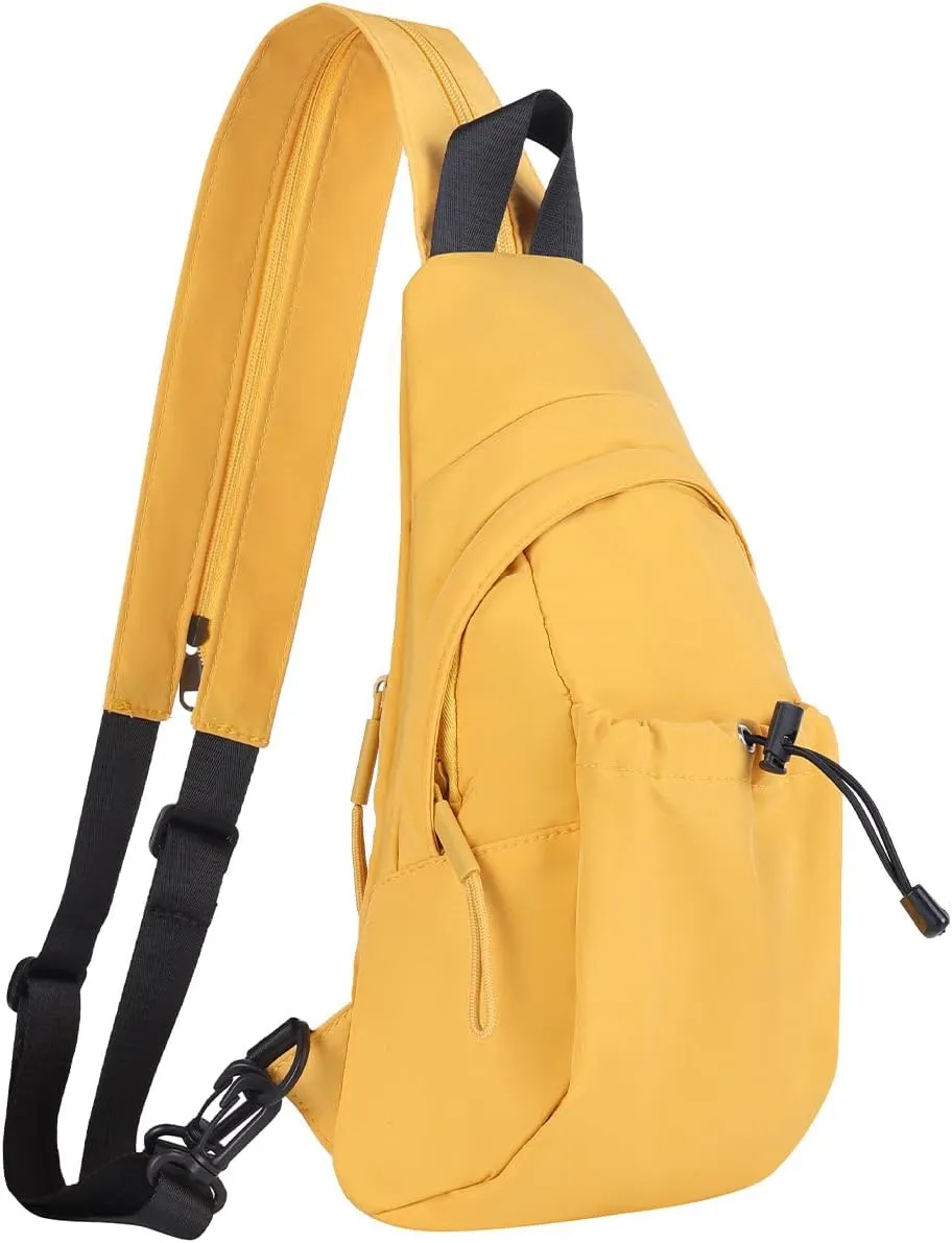 Waterproof Sling Backpack Crossbody Sling Bag for Women Men, Multipurpose Travel Hiking Adjustable Chest Bag Casual Daypack