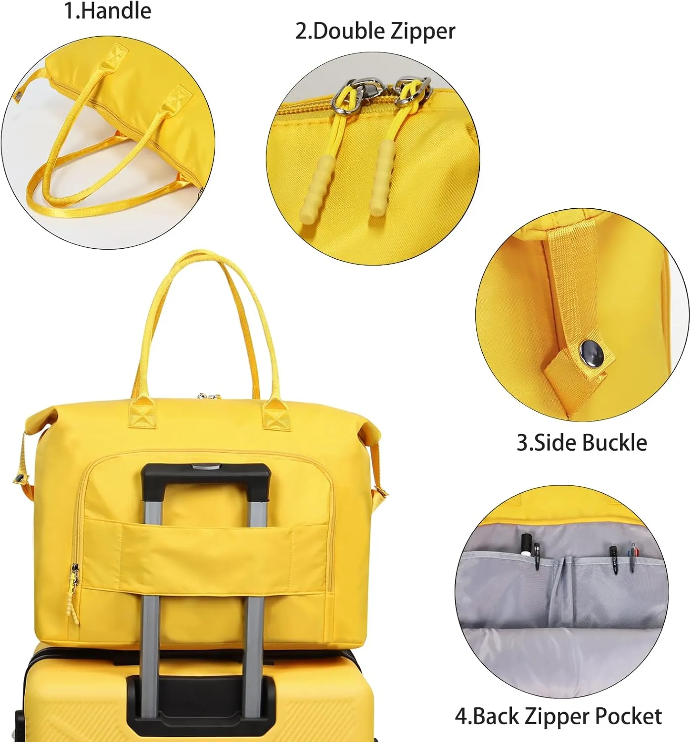 Weekender Travel Bag Gym duffle sports Bag Durable Duffle Bag Sports Bag for Fitness and Business Trips