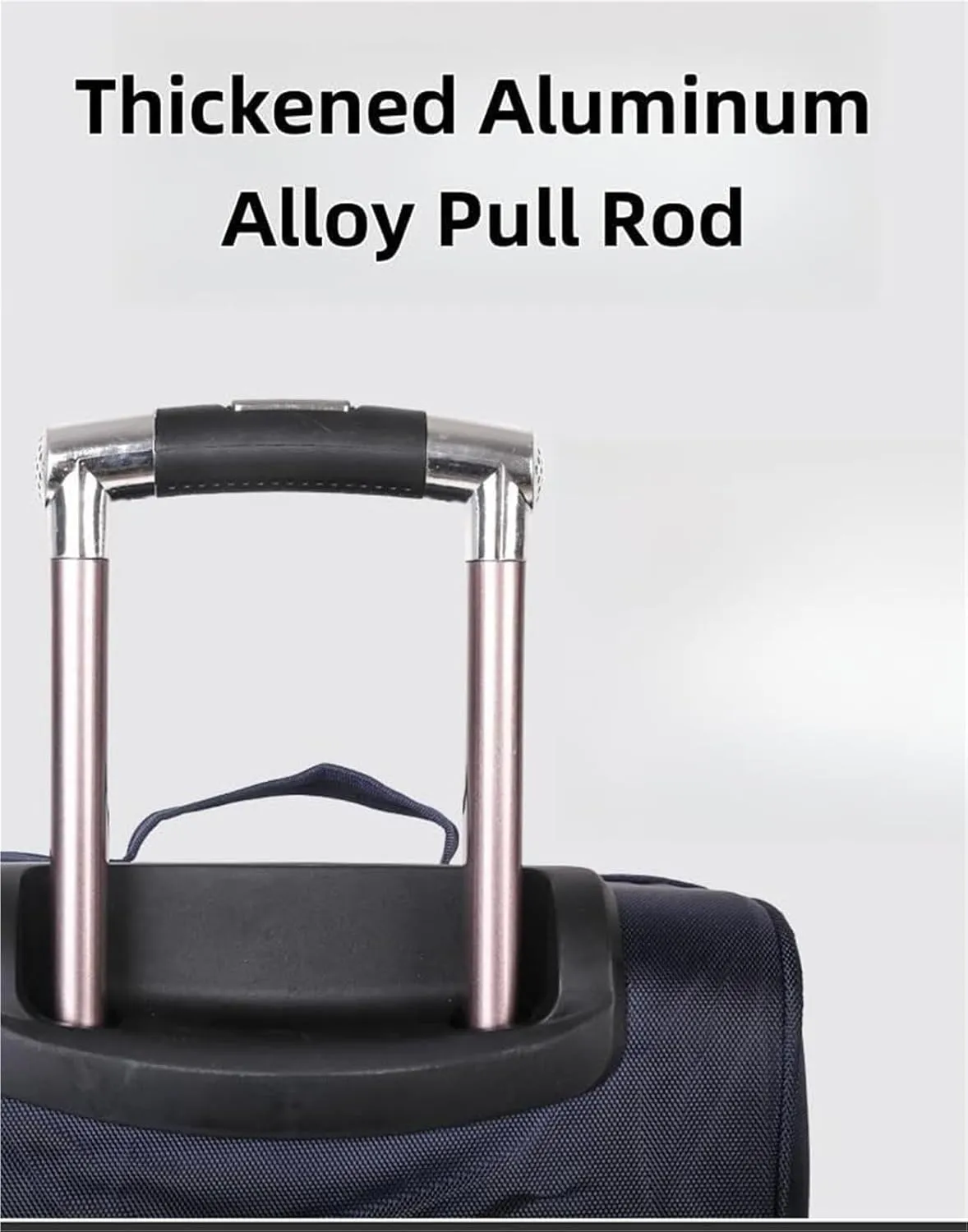 Wheeled Duffle Bag Foldable Bag Large Weekend Bag, Expandable Travel Duffel Bag,for Shopping Travel(Black,Small)
