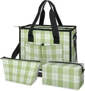 Women Fashion Tote Bag Wallet Shoulder Bags Set 3PCS Top Handle Satchel Purse Large Zippered Handbag Daily Use
