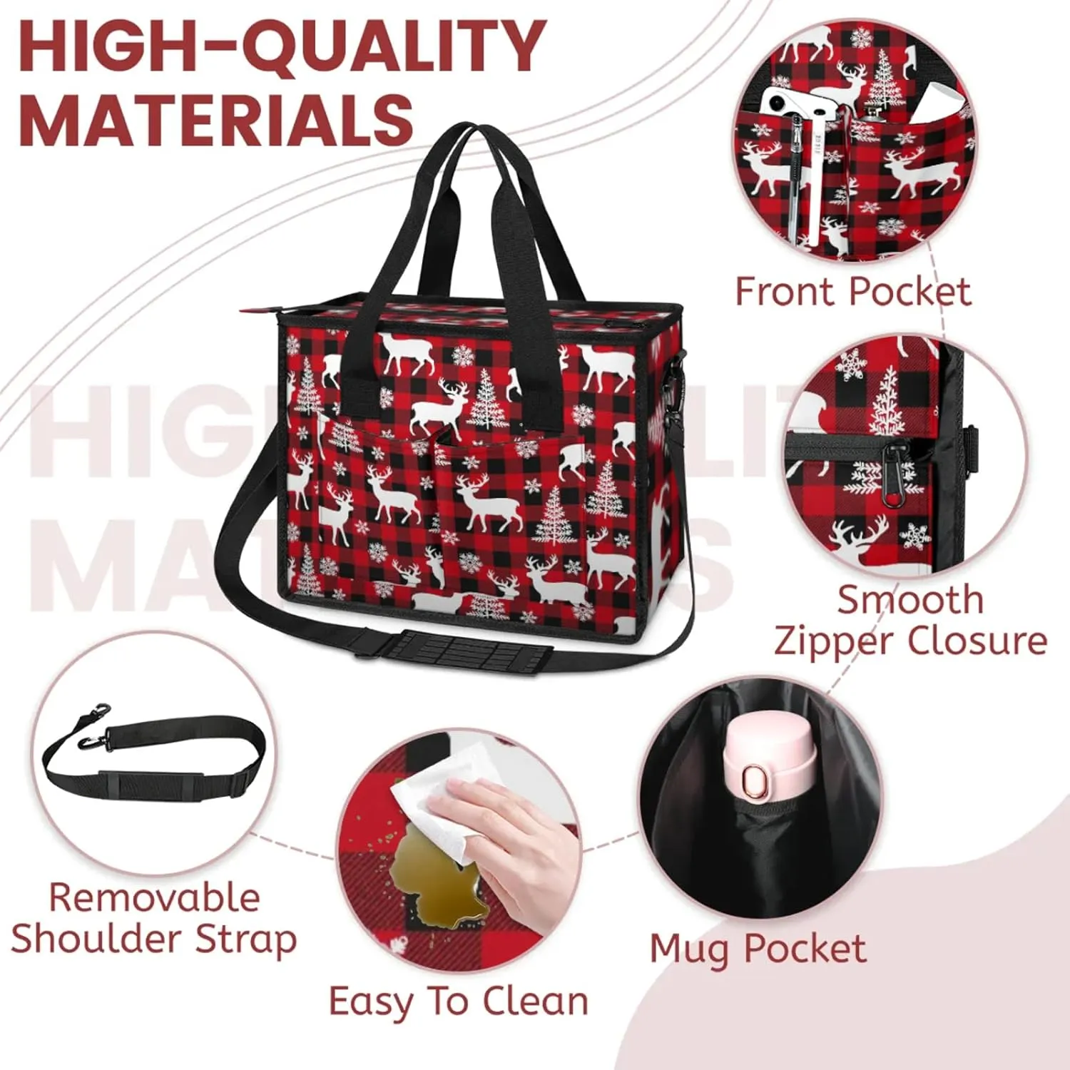 Women Fashion Tote Bag Wallet Shoulder Bags Set 3PCS Top Handle Satchel Purse Large Zippered Handbag Daily Use