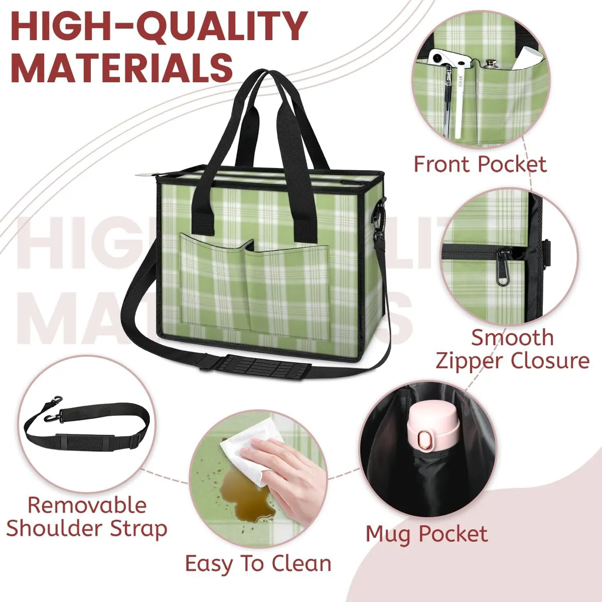 Women Fashion Tote Bag Wallet Shoulder Bags Set 3PCS Top Handle Satchel Purse Large Zippered Handbag Daily Use