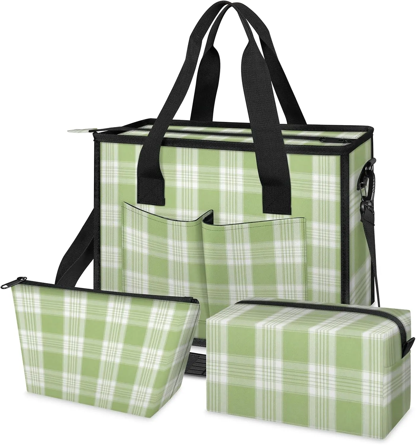 Women Fashion Tote Bag Wallet Shoulder Bags Set 3PCS Top Handle Satchel Purse Large Zippered Handbag Daily Use