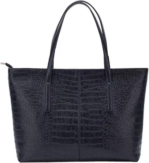 Women Large Faux Leather Tote Shoulder Bag Soft Top Handle Bag
