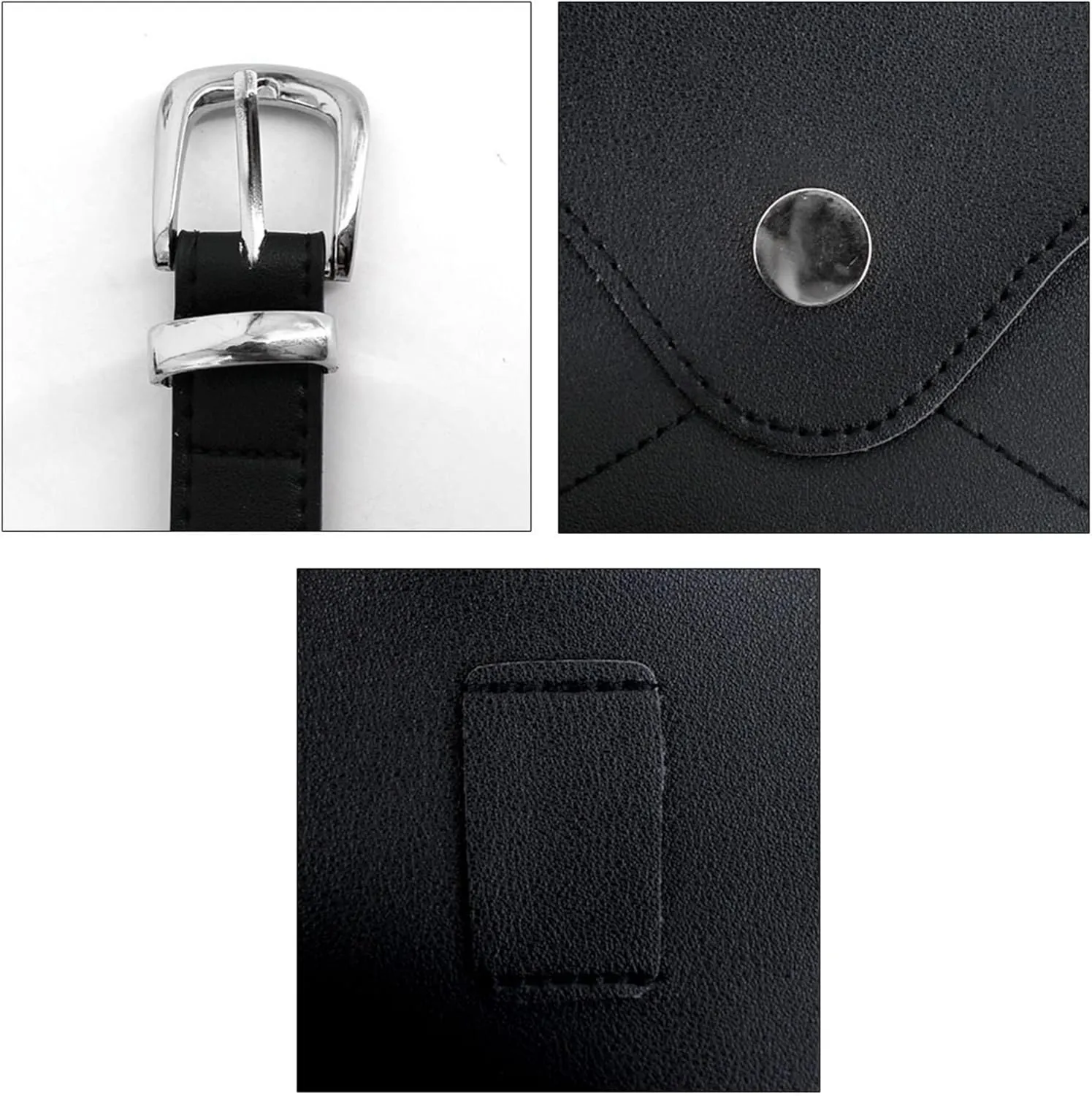 Women Mini Faux Leather Fanny Pack Waist Pouch Travel Cell Phone Bag