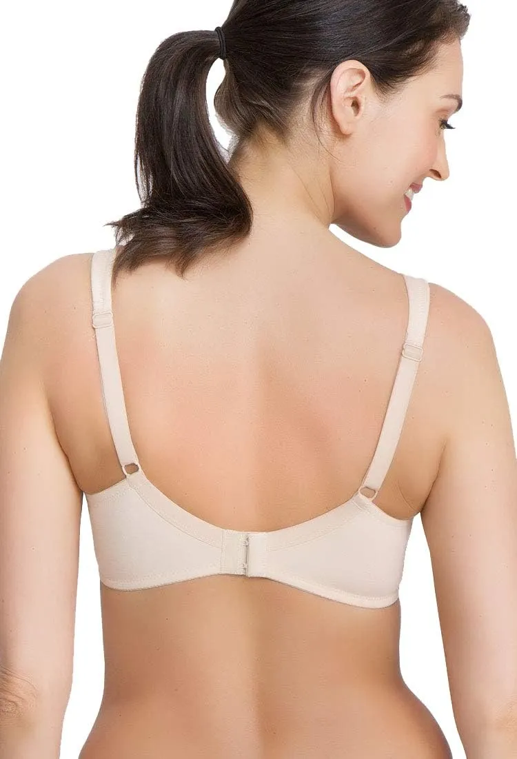 Women's Cotton Blend Wireless Nursing Bra Soft Wire Free Bra with Easy Drop Cups
