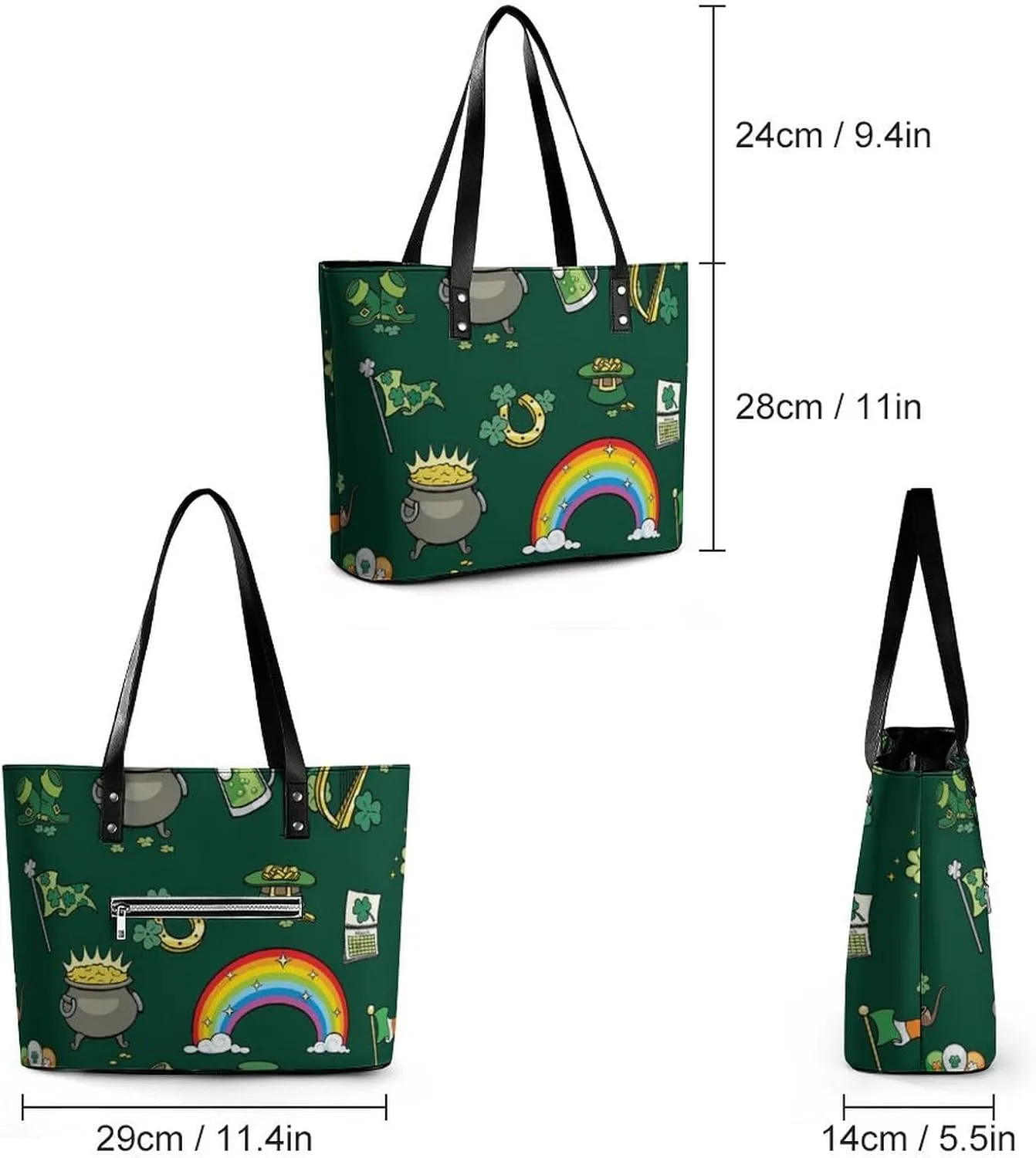 Women's Fashion Large Satchel Tote Bag Casual Shoulder Bag Soft Leather Purse