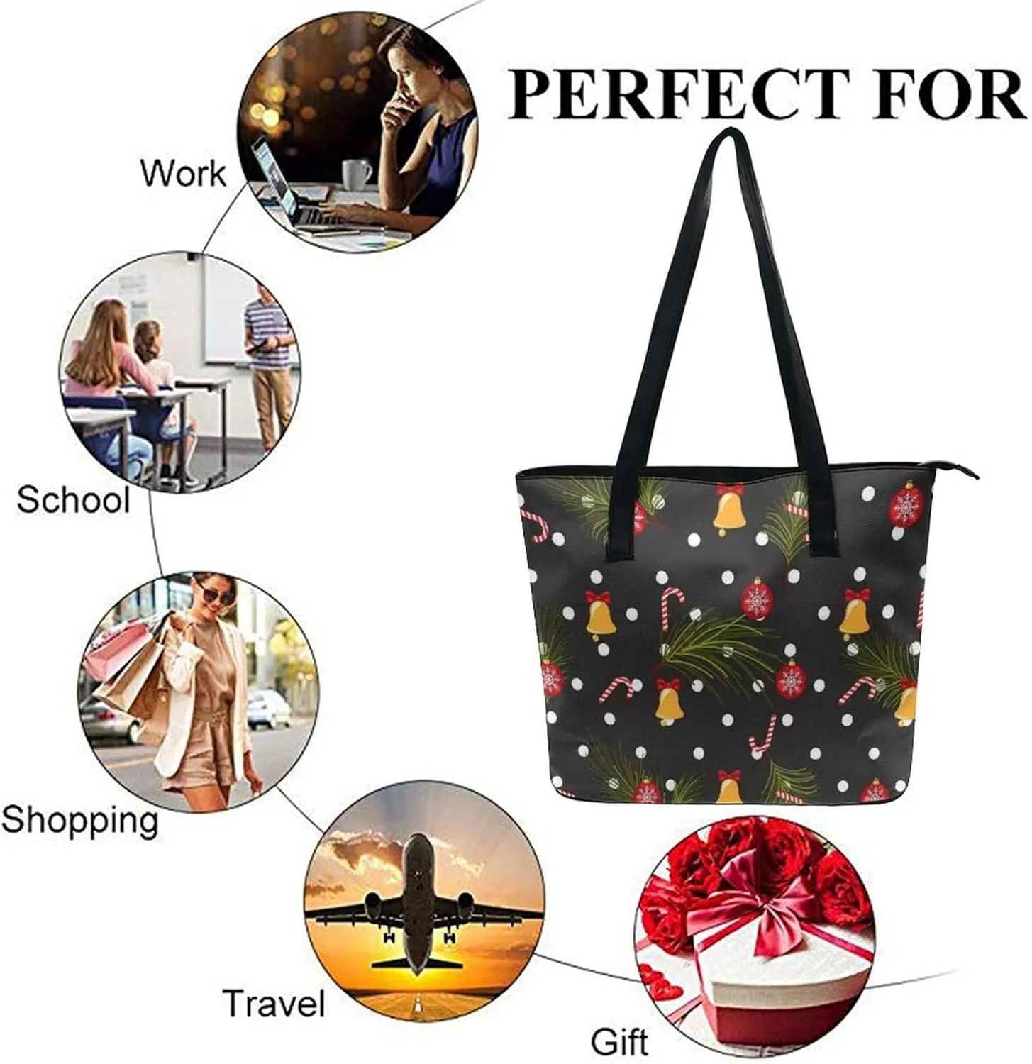 Women's Fashion Large Satchel Tote Bag Casual Shoulder Bag Soft Leather Purse