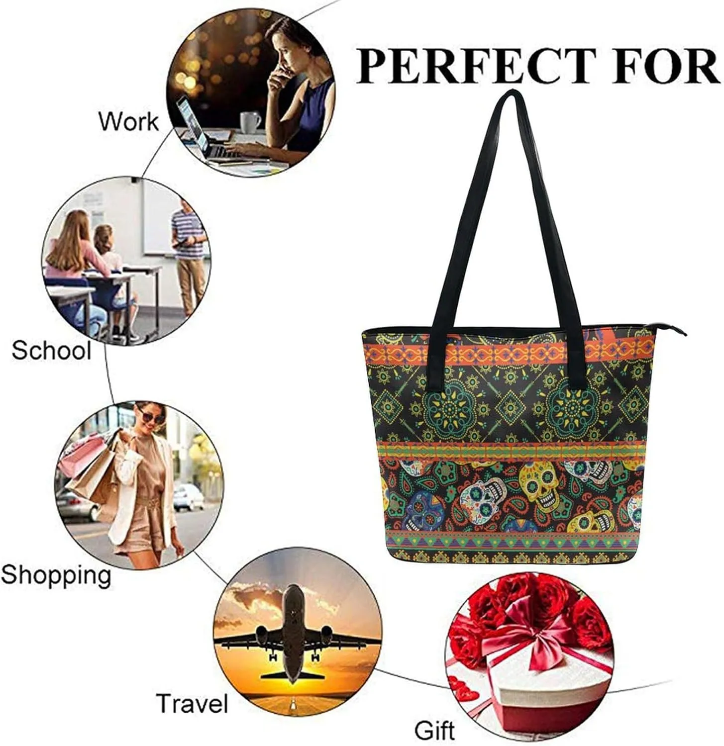 Women's Fashion Large Satchel Tote Bag Casual Shoulder Bag Soft Leather Purse
