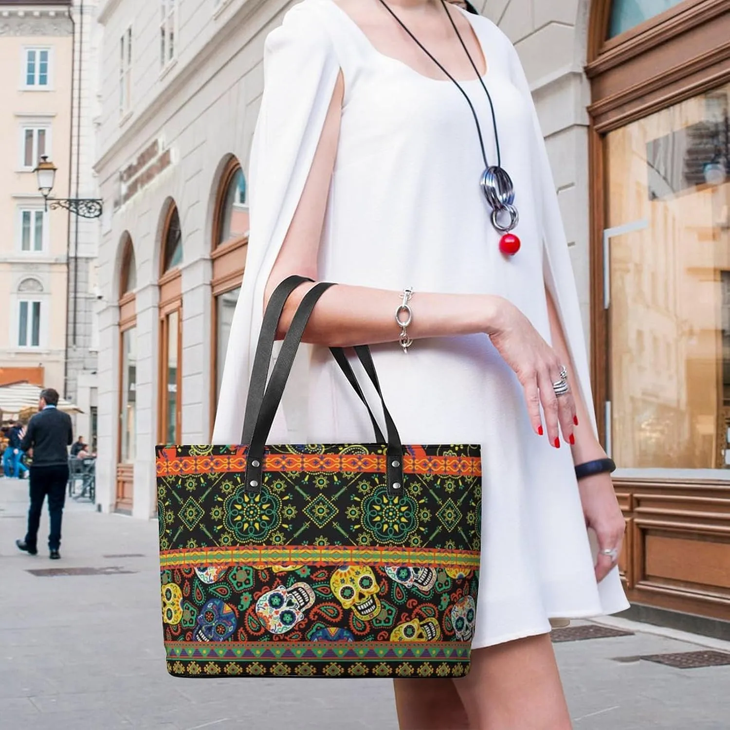 Women's Fashion Large Satchel Tote Bag Casual Shoulder Bag Soft Leather Purse