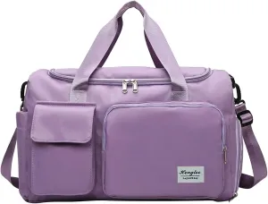 Womens Gym Bag with Shoes Compartment,28L Duffel Bags for Traveling,Gym Duffle Bag for Workout Sports Travel Yoga
