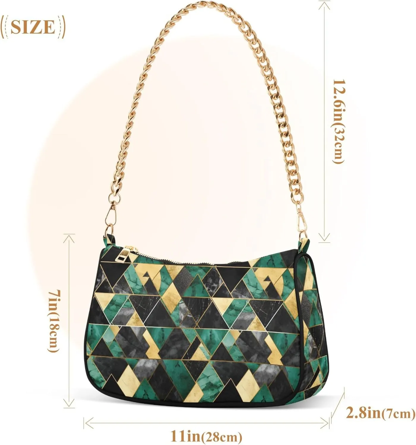 Women's Handbags Tote Crossbody Bag Stylish Purse Ladies Shoulder Bag Handbag Boho Mndalas Abstract Design Crescent Bag