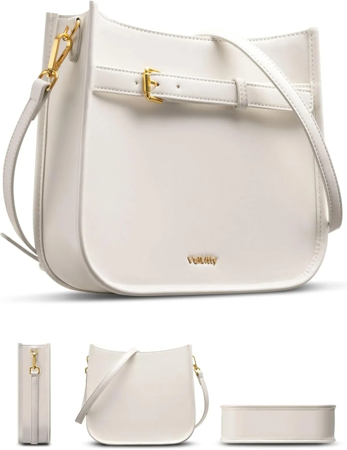 Women's Shoulder Bag Handbags Soft Leather Hobo Crossbody Bag Shoulder Purse for Women with Adjustable Strap
