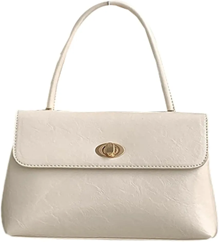 Women's Shoulder Crossbody Bag Handbag Retro Designer Purse Soft PU Leather Handbag Satchel Small Tote Bag