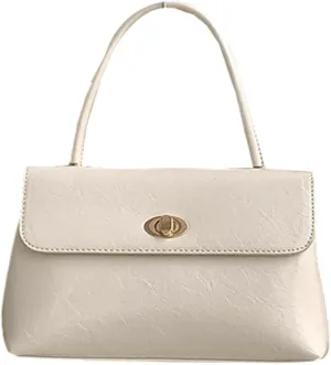 Women's Shoulder Crossbody Bag Handbag Retro Designer Purse Soft PU Leather Handbag Satchel Small Tote Bag