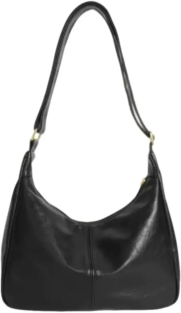 Women's Soft Leather Shoulder Bag Hobo Crossbody Casual Handbag Purse