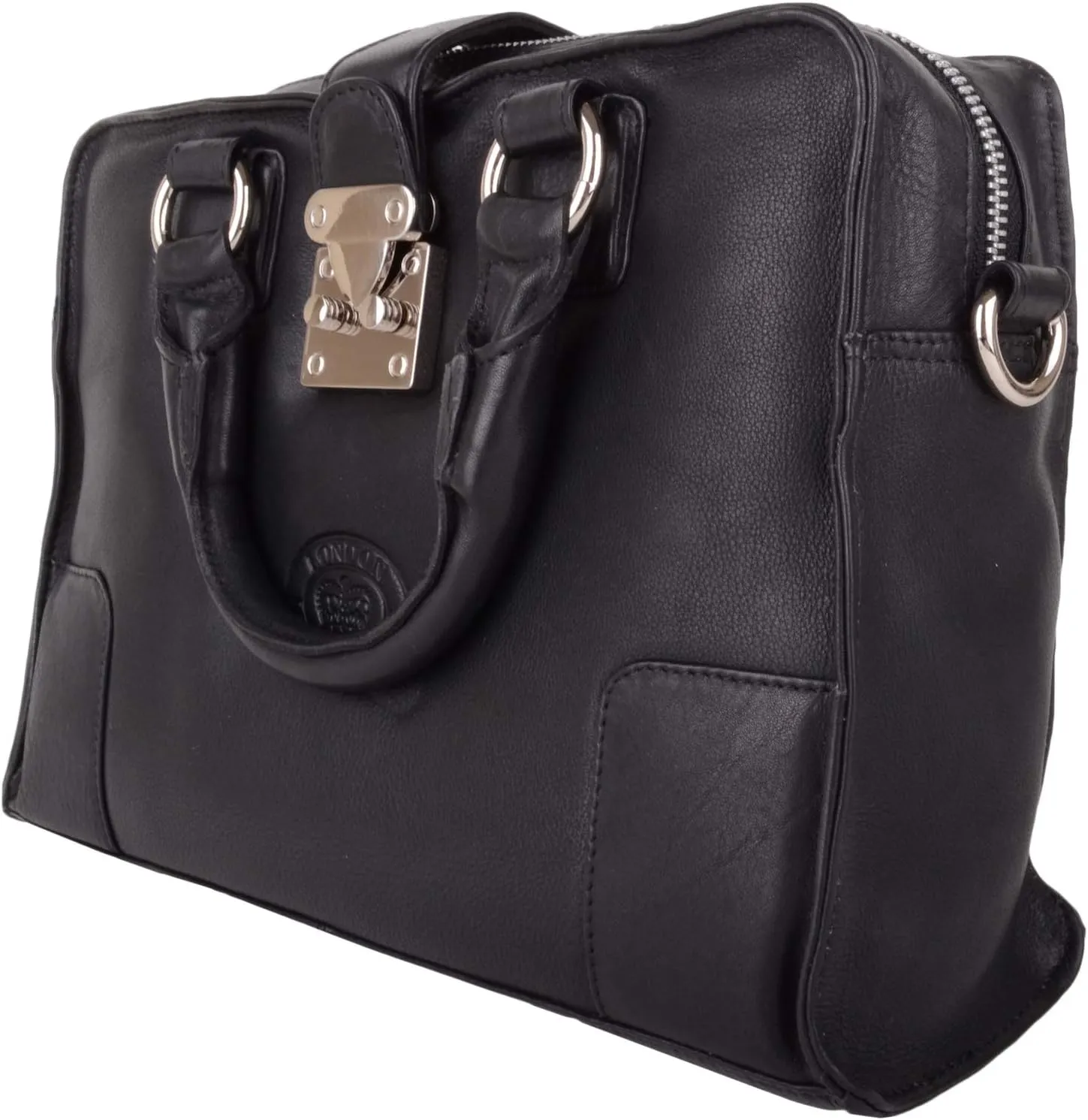 Womens Soft Premium Leather Hand Bag/Shoulder Bag with Detachable Strap