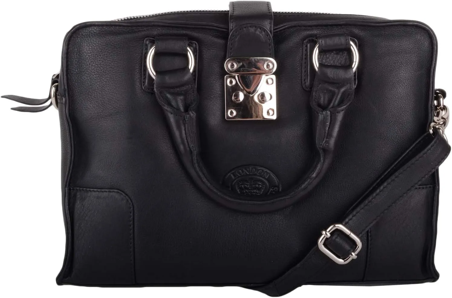 Womens Soft Premium Leather Hand Bag/Shoulder Bag with Detachable Strap