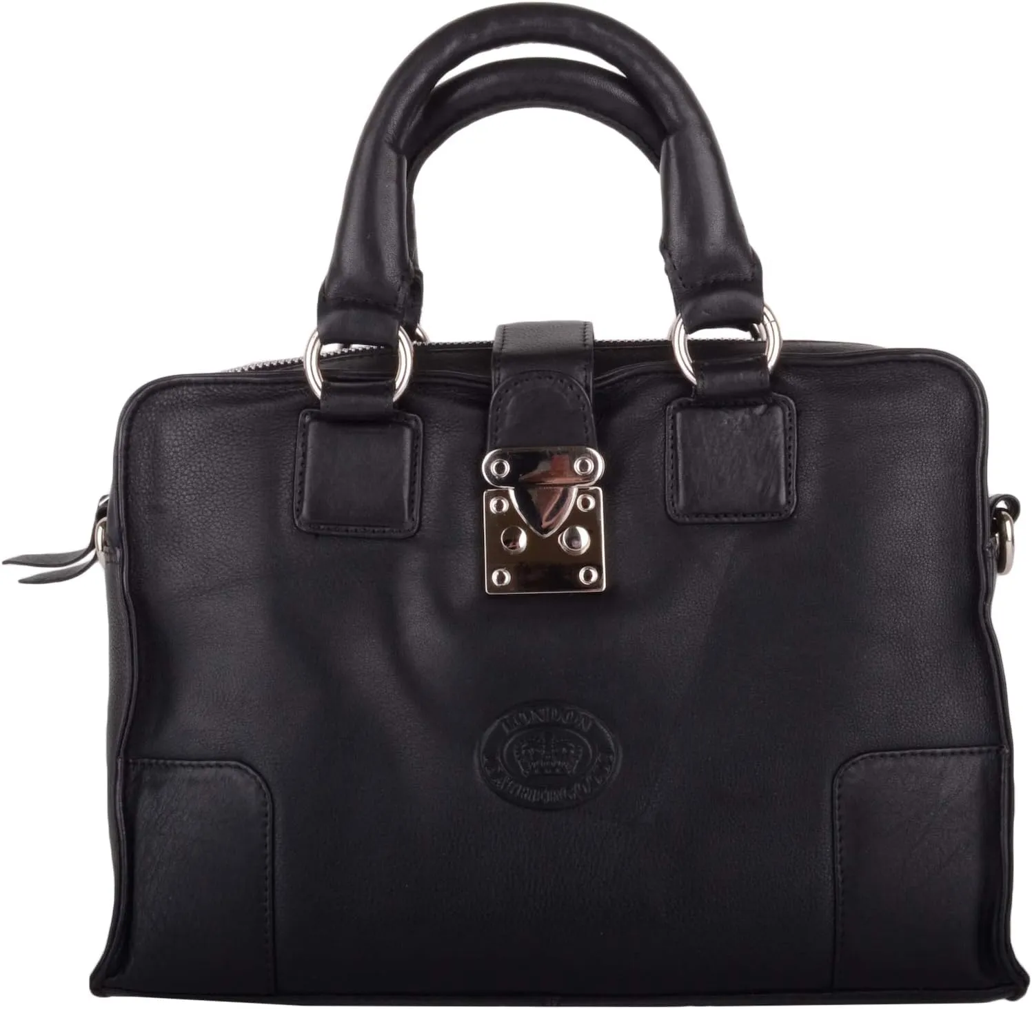 Womens Soft Premium Leather Hand Bag/Shoulder Bag with Detachable Strap