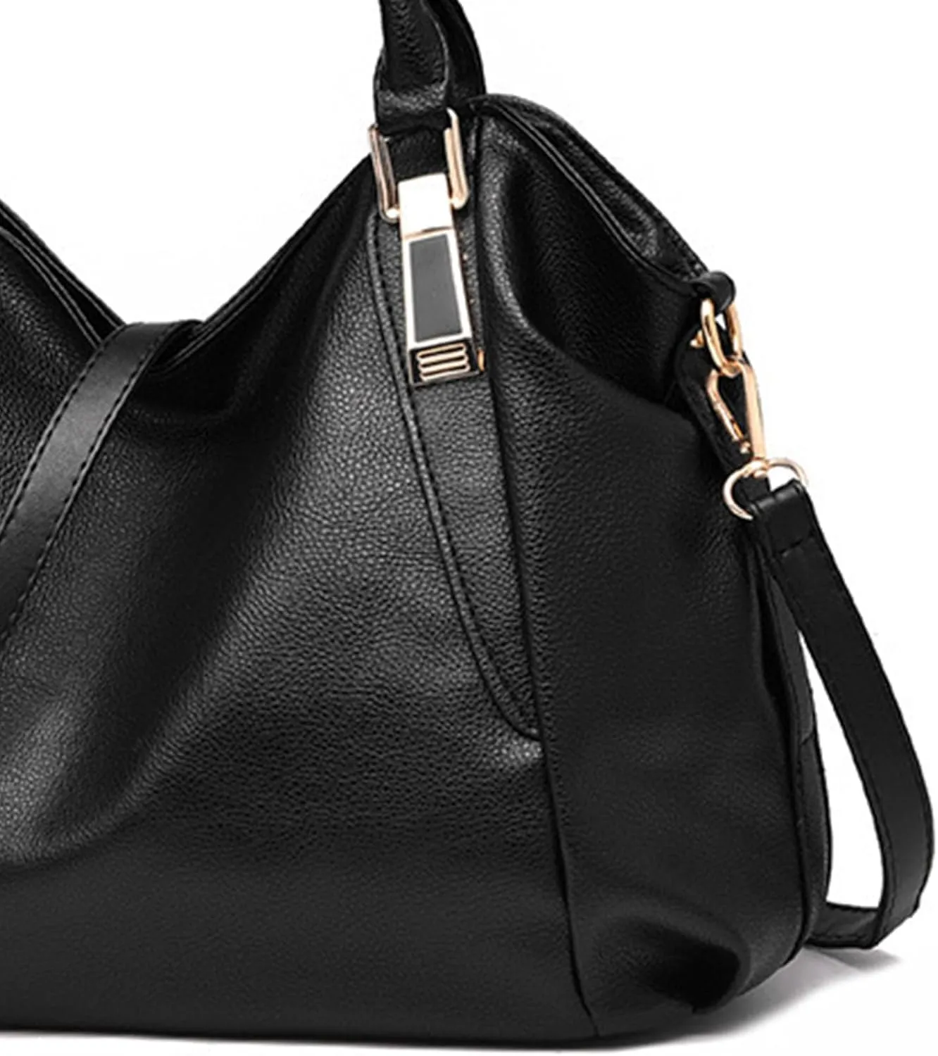 Women's Soft PU Shoulder Bag, Large Capacity Handbag, Fashionable and Elegant Design for Work and Daily Use