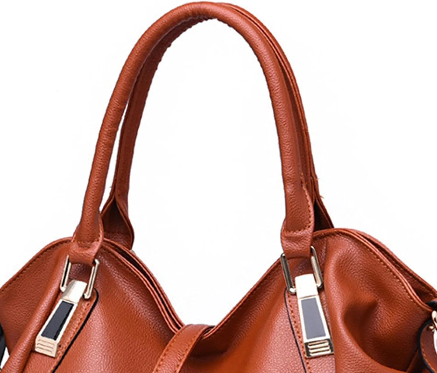 Women's Soft PU Shoulder Bag, Large Capacity Handbag, Fashionable and Elegant Design for Work and Daily Use