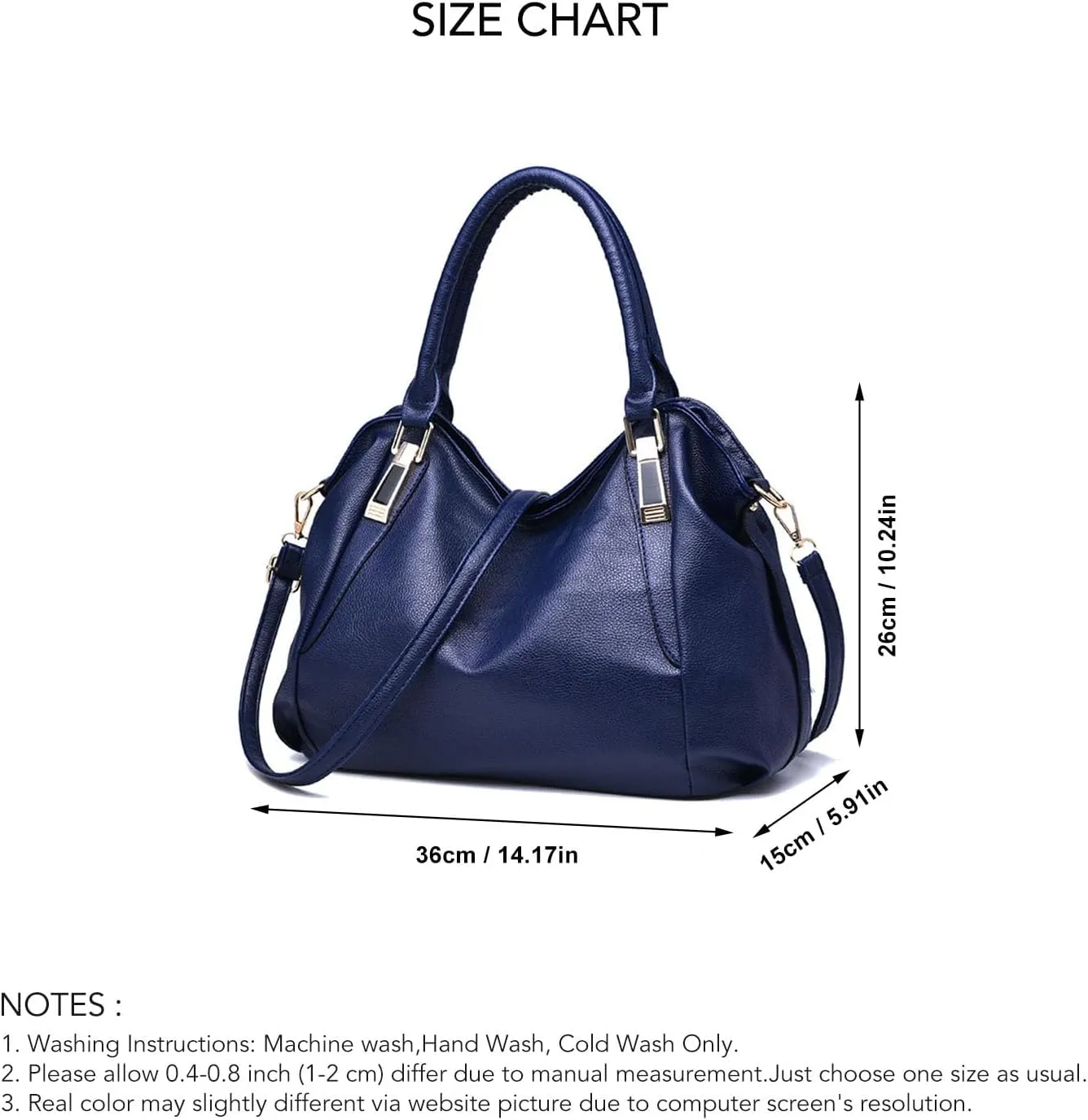 Women's Soft PU Shoulder Bag, Large Capacity Handbag, Fashionable and Elegant Design for Work and Daily Use